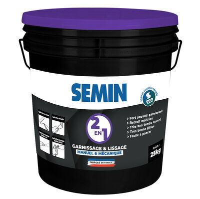 Semin 2 en 1 g&l  *Enduit airless Garnissage et lissage