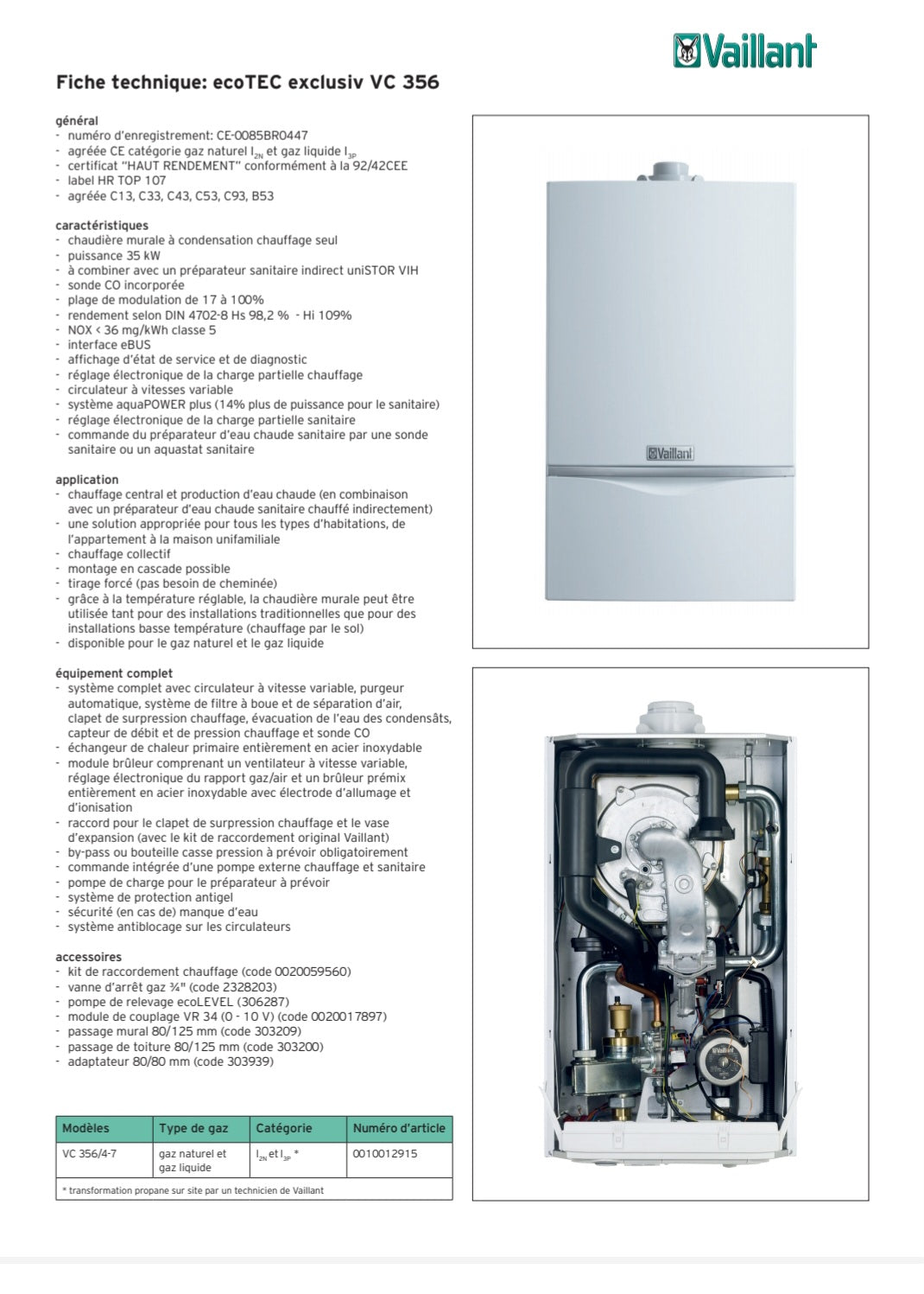 VAILLANT ECOTEC PLUS VC 356/5-5 0010021841