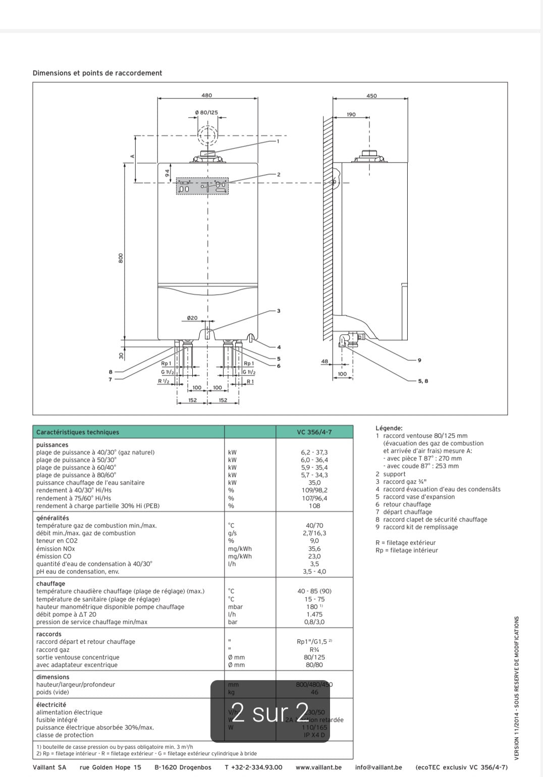 VAILLANT ECOTEC PLUS VC 356/5-5 0010021841