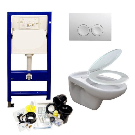 kit Geberit Duofix Bâti-support UP100 Basic pour WC pour plaque de commande Delta