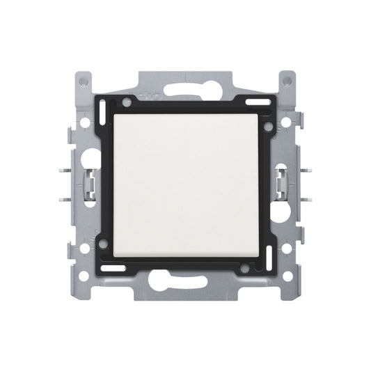 NIKO Interrupteur encastrable unipolaire blanc